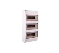 Module distributeur 3 x 12 en saillie IP40 avec clapet fumigène et pinces S-36 + SCHYBKA + N + PE 800602 ENE-00355 incobex-elplast 5905669746106