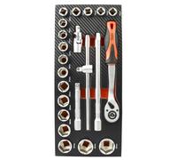 Module douilles 1/2" et accessoires pour servantes d'atelier