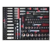 Module - KS TOOLS - 711.1011 - Module de douilles et accessoires - 1/4 - 3/8 - 1/2 - 175 pièces