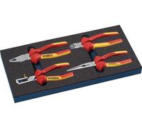 Module d'outils 4 pièces 1/3-module Jeu de pinces VDE