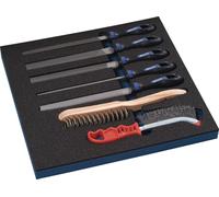 Module d'outils 7 pièces, module 2/3 : limes, brosses métalliques