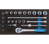 Module d'outils CT1/3, jeu de douilles 3/8" Gedore | 4010886895313