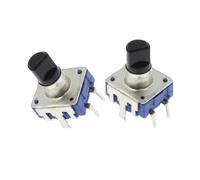 Module encodeur Encodeur Rotatif EC12 À 360 Degrés, 5 Pièces, Encodeur Audio RE12, Codage 5 Broches, 24 Positions Avec Bouton-poussoir, Poignée De Commutateur 12mm
