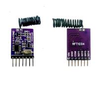 Module encodeur Module De Télécommande De Décodage Et De Cryptage 4CH, 433M, ASK OOK, Carte Émetteur-récepteur Sans Fil RF(Transmitter with Ant)