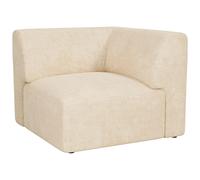 Module fauteuil d'angle en tissu beige POGNI de Maison Céphy