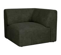 Module fauteuil d'angle en tissu vert POGNI de Maison Céphy