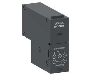 Module fonctionnel Schneider Electric, TransferPacT, démarrage et alarme du groupe électrogène, signal de sortie TPCDIO17