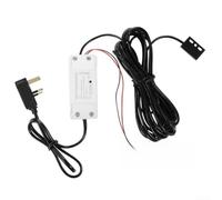 Module Garage Connecté PC Compatible pour alexa Module Garage(u k) | Boîtier en PC pour durable, couleur blanche, design compact 87mm, intégration discrète dans le garage