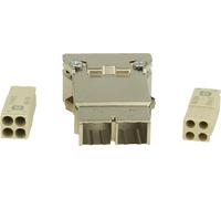 Module HARTING Han MegaBit pour 1 câble + blindage GND Insert femelle (F) Connexion à sertir, 8 pôles + blindage 50 V, 10 A - 1
