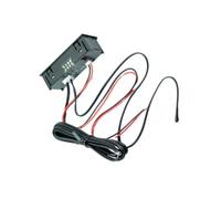 Module Horloge de Voiture Électronique avec Affichage, Plastique Vert | Installation Facile sans Perçage, Boîtier Ultra-fin, Usage Intérieur, Aquarium et Véhicule, Format Compact