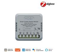 Module intelligent pour stores - Module ZigBee - 1 pièce - Compatible avec les interrupteurs basculants avec fonction de réinitialisation - Contrôle via application et télécommande - Compatible avec A