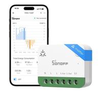 Module Interrupteur Connecté SONOFF Matter Wi-Fi 16A Compteur Énergie Bidirectionnel Production Solaire Neutre Requis MINI-1GSP