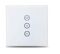 Module Interrupteur Volet Roulant Zigbee 3.0, Panneau Tactile en Verre, Nécessite un Hub Zigbee, Commande Vocale (Alexa/Google), Programmation Horaire, Blanc (2)