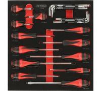 Module - KS TOOLS - 714.0158 - Coffret à outils 3 tiroirs - Pour chariot - 158 pièces