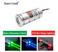 Module laser à faisceau large pour Halloween, maison hantée, rideau de DJ, bar KTV, salle de bal, escape room 532nm 30-50mW 12V