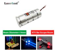 Module laser à faisceau rouge, vert et bleu pour Halloween, maison hantée, escape room, KTV, bar, soirée 532nm 30-50mW 12V