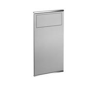 Module lavabo Keuco Plan Integral 1 326 x 625 x 143 mm à gauche avec poubelle - chromé/aluminium laqué - 44988011701