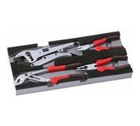 Module en mousse de 4 pinces chromées et polies P21-J4M SAM OUTILLAGE