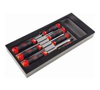 Module mousse 1/3 de 7 tournevis bi-matière fente et pozidriv® SAM - TPZJ7MM