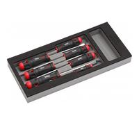 Module mousse 1/3 de 7 tournevis Bi Matière FENTE/PHILLIPS - SAM OUTILLAGE - T-PJ7MM