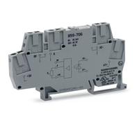 Module optocoupleur WAGO ; tension nominale d'entrée 24 V CC ; plage de tension de sortie 4 … 6,25 V CC ; gris 859-706