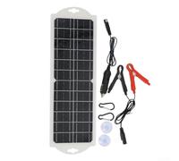 Module Photovoltaïque 10W Silicium Haute Efficacité | Silicium monocristallin, conversion 23%, étanche IP44, pour idéal toit véhicule, longue durée