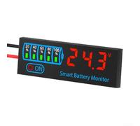Module pour affichage Voltage LED 7-55V Mémoire Module pour affichage(red) | pour alarme basse tension, pour flash <10%, mémoire arrêt, mode veille écran, mesure précise 7-55V