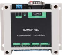 Module relais industriel pour interface RS232, isolation optocoupleur RTU, boîtier ABS, connecteur DB9, 4 canaux