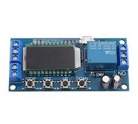 Module Relais Minuterie Réglable, 6-30V DC, Écran LCD, Contrôle Automatique, Temporisation 0.01s-9999min, 8x3.8x1.9cm