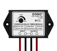 Module relais temporisé marche/arrêt AC/DC 8-32 V 10 A, temps de réglage 1-100 s, F-1086C/100S