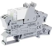 Module relais WAGO ; tension nominale d'entrée 24 V CC ; 2 contacts inverseurs ; gris 788-412