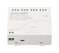 Module relais Wi-Fi + RF 4 canaux pour Tuya Smart-Life, interrupteur intelligent DC 5-32 V avec commande vocale Alexa, télécommande 433 MHz, auto-maintien des impulsions pour automatisation Smart Home