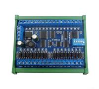 Module RS485 pour modbus RTU 16 entrées 16 sorties pour domotique intelligente, carte d'extension E/S CC 6,5-30 V avec boîtier de rail DIN, charge 300 mA pour caméra réseau et sécurité (PCB + boîte de