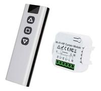 Module sans fil pour volets roulants, interrupteur sans fil pour volets roulants et stores, composé d'une télécommande RF et d'un