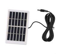 Module solaire polycristallin portable 5 W 6 V avec boîtier en plastique et sortie CC standard 5521 pour les besoins énergétiques du champ