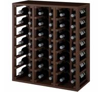 Module spécial Winerex DESI - 42 bouteilles - Pin teinté noir