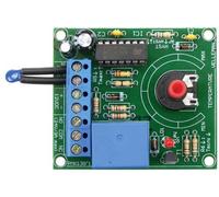 Whadda Kit de soudage, DIY, thermostat pour usage général, relais de sortie avec LED, capteur de température NTC