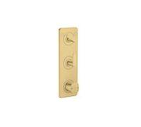 Module thermostat hansgrohe Axor Citterio C 380/120, 49700250 encastré, 2 Verbraucher , optique or brossé