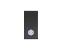 Module unique e chaudière avec LED - Indicateur Classia LeGrand - Noir