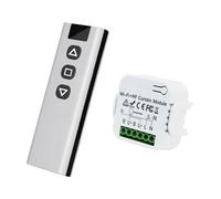 Module Volet Roulant Sans Fil, Interrupteur Sans Fil pour Volets Roulants, Stores, Composé d'une Télécommande RF + Module Récept