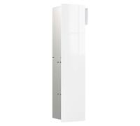 Module WC emco asis pure, montage encastré, charnière de porte à gauche, façade en verre sur toute la longueur, 730x170mm, avec compartiment pour rouleau de réserve, 975527410