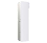 Module WC emco asis pure, montage encastré, charnière de porte à gauche, façade en verre sur toute la longueur, 730x170mm, avec compartiment pour rouleau de réserve, 975528410