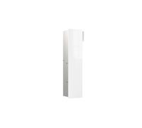 Module WC emco asis pure, montage encastré, charnière de porte à gauche, façade en verre sur toute la longueur, 730x170mm, avec compartiment pour rouleau de réserve, 975527410, Couleur: blanc alpin