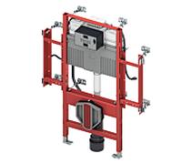 Module WC TECEprofil 9300309, hauteur d'installation 1120 mm, avec réservoir, commande frontale/par le haut