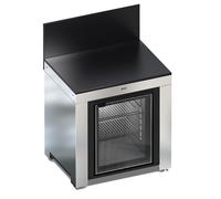 Modulo Inox et Noir ENO + Réfrigérateur 75 L