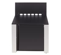 Modulo pour poser une Plancha - Coloris Inox et Noir - Cuisine d'extérieur ENO