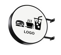 MODVOKE Panneau publicitaire LED double face - Panneau lumineux double face pour l'extérieur - 50,8 cm - Panneau lumineux lumineux - Pour café, hôtel, restaurants, magasins de détail, décoration