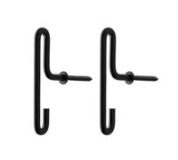 MOEBE Crochet mural Moebe petit lot de 2 Noir