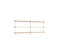 MOEBE Moebe wall shelving ws.65.2.B Chêne-blanc