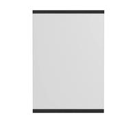 MOEBE Miroir mural rectangulaire 30x40 cm Noir